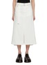 Main View - Click To Enlarge - SACAI - Sheek Back Light Wash Skirt