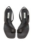 Detail View - Click To Enlarge - TOTEME - 40 Heeled Leather Thong Sandals