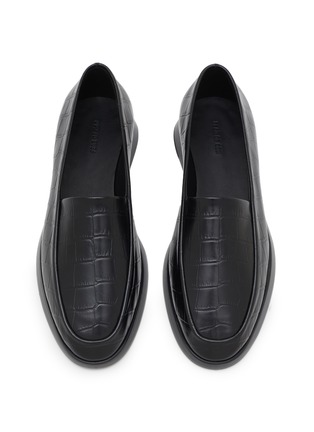 Detail View - Click To Enlarge - FEAR OF GOD - Clp Croc Leather Dress Loafers