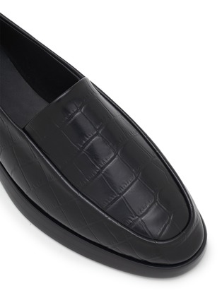 Detail View - Click To Enlarge - FEAR OF GOD - Clp Croc Leather Dress Loafers