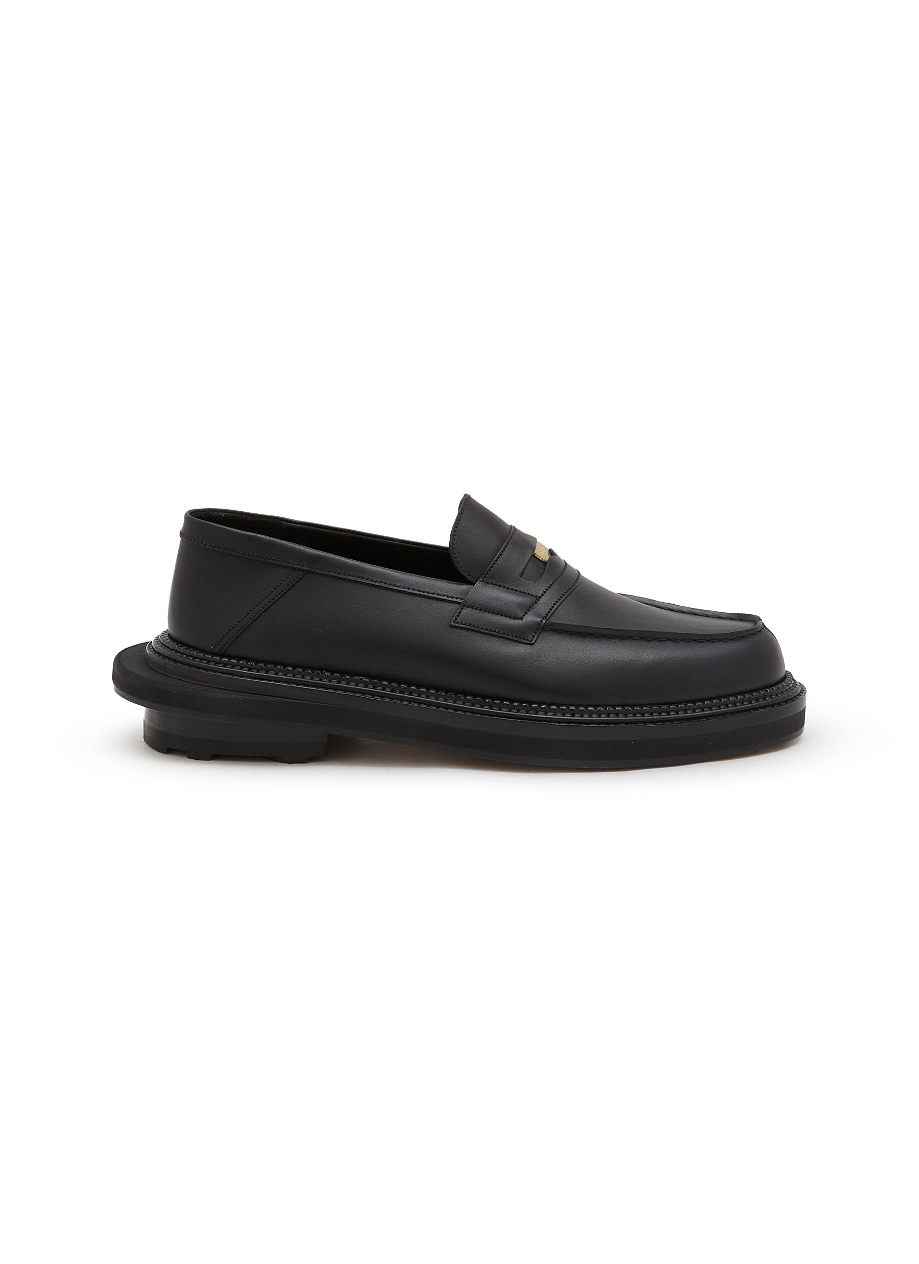 J.M. WESTON | x Sacai Leather Loafers | Men | Lane Crawford