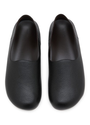 Figure View - Click To Enlarge - THE ROW - Hugh Slip On Leather Flats