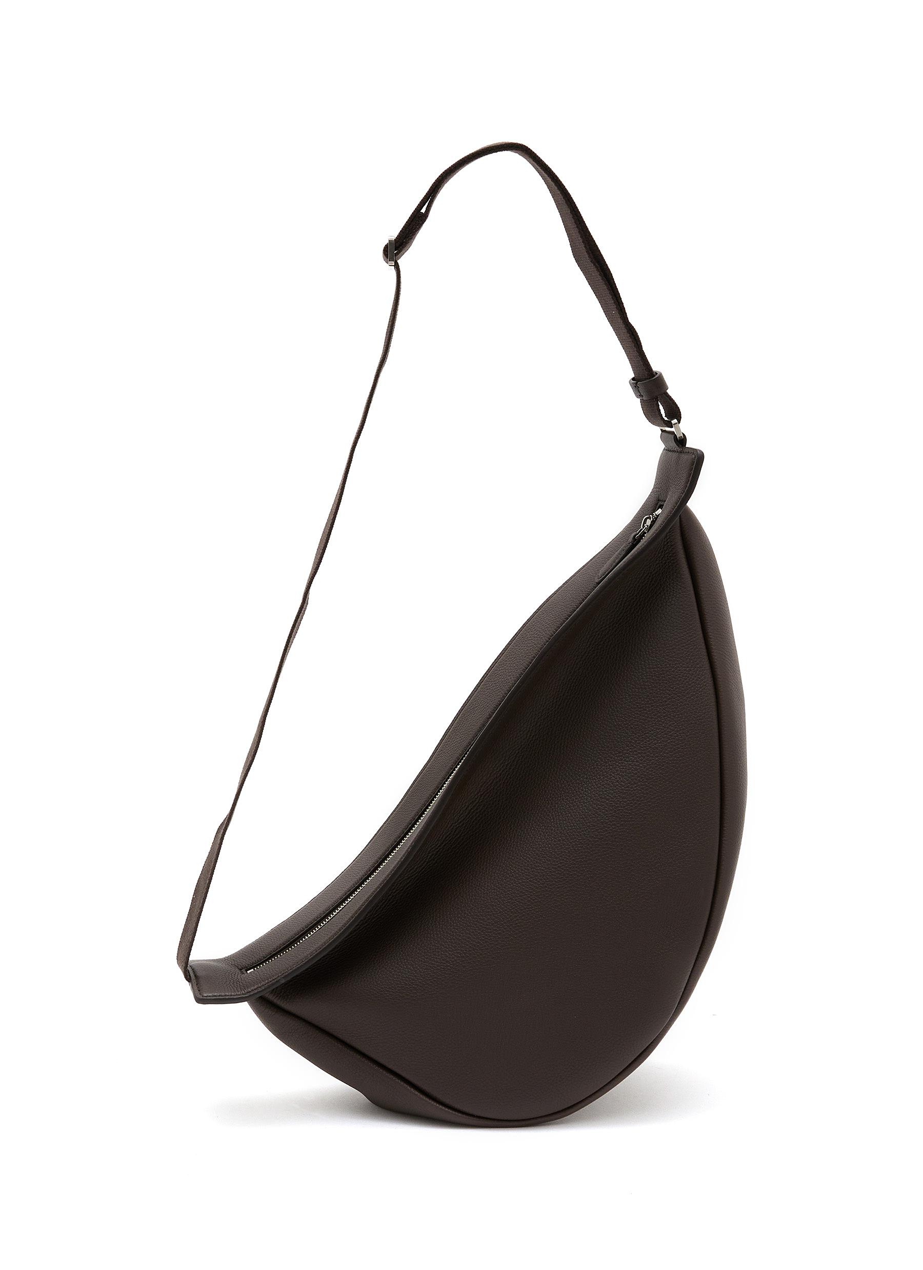 THE ROW | Large Slouchy Banana Leather Crossbody Bag | Men | Lane
