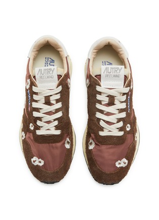 Detail View - Click To Enlarge - AUTRY - Reelwind Embroidered Suede Women's Sneakers