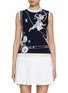 Main View - Click To Enlarge - THOM BROWNE - Olympic Constellation Intarsia Cashmere Vest