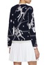 Back View - Click To Enlarge - THOM BROWNE - Olympic Constellation Intarsia Cashmere Cardigan