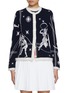 Main View - Click To Enlarge - THOM BROWNE - Olympic Constellation Intarsia Cashmere Cardigan