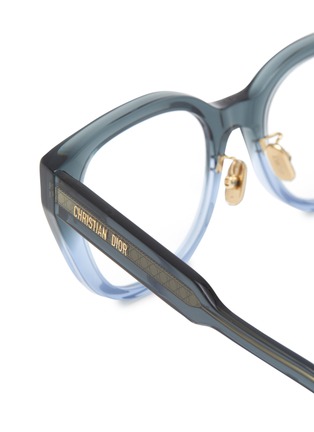 Detail View - Click To Enlarge - DIOR - Diorprismeo B1F Acetate Angular Optical Glasses