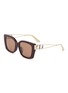 Main View - Click To Enlarge - DIOR - 30Montaigne S13F Square Acetate Sunglasses