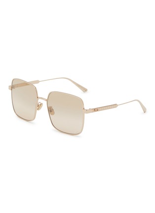 Main View - Click To Enlarge - DIOR - Diorcannage S1U Metal Square Sunglasses