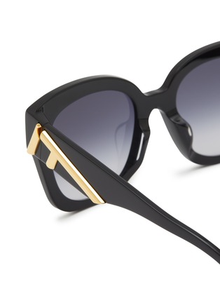 Detail View - Click To Enlarge - FENDI - Fendi First Acetate Square Sunglasses