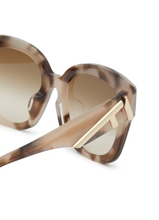 Detail View - Click To Enlarge - FENDI - Fendi First Acetate Square Sunglasses