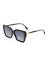 Main View - Click To Enlarge - FENDI - FF Diamonds Acetate Square Sunglasses