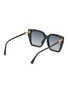 Figure View - Click To Enlarge - FENDI - FF Diamonds Acetate Square Sunglasses