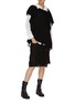 Figure View - Click To Enlarge - YOHJI YAMAMOTO - Flared Back Cotton Shirt