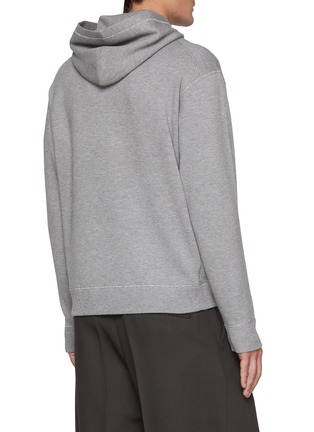 Back View - Click To Enlarge - THEORY - Drop Shoulder Hoodie