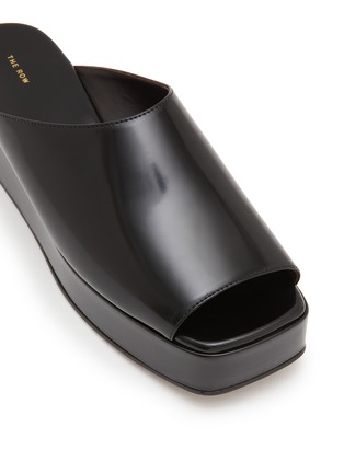 Detail View - Click To Enlarge - THE ROW - Emi Calfskin Platform Mules