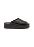 Main View - Click To Enlarge - THE ROW - Emi Calfskin Platform Mules