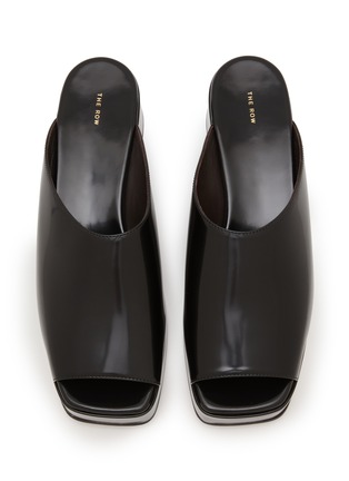 Figure View - Click To Enlarge - THE ROW - Emi Calfskin Platform Mules