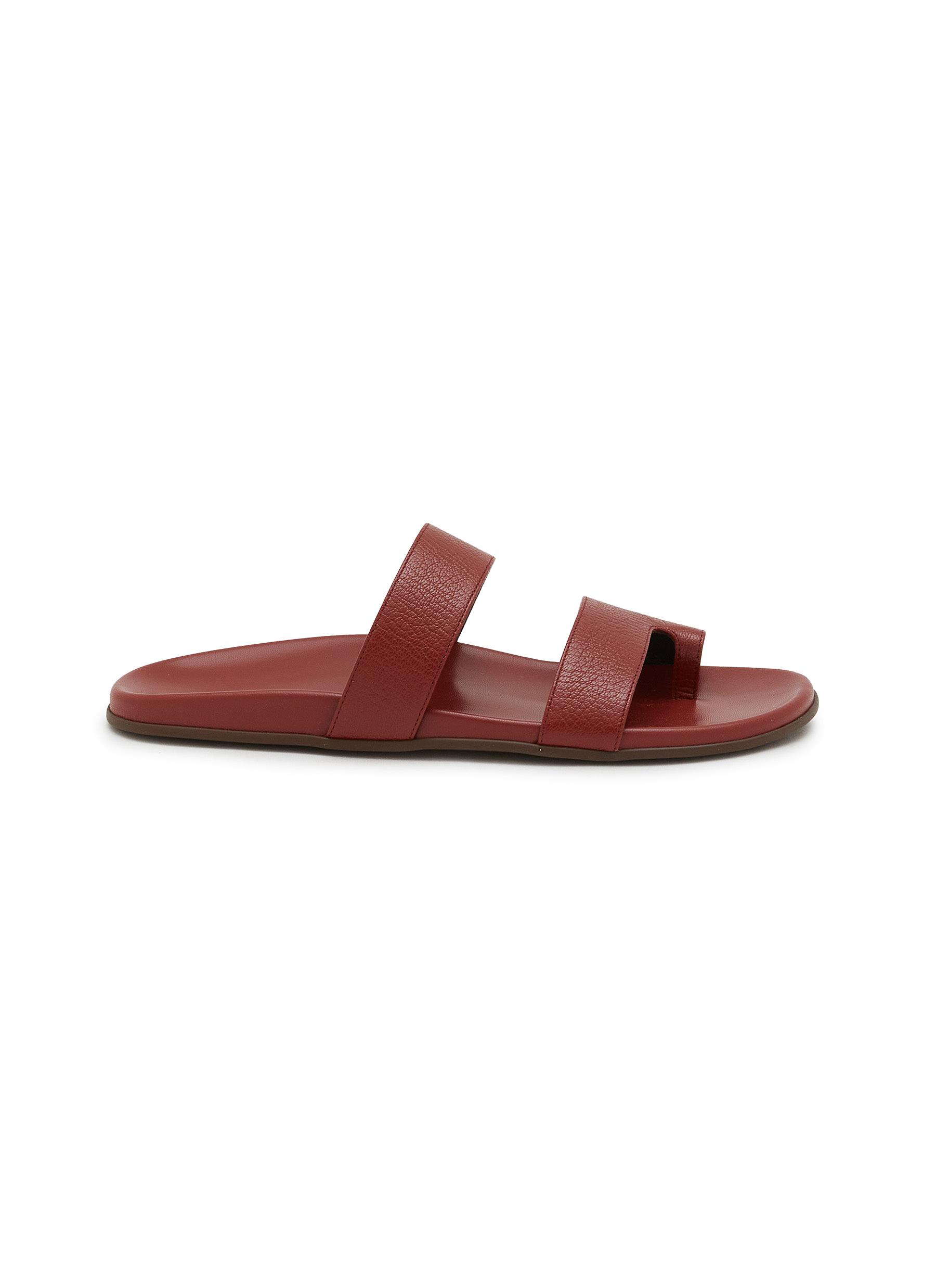 THE ROW | Hugh Leather Sandals | Women | Lane Crawford