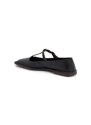 Detail View - Click To Enlarge - THE ROW - Square T-Strap Leather Mary Jane Flats