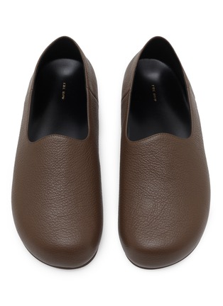 Figure View - Click To Enlarge - THE ROW - Hugh Slip On Leather Flats