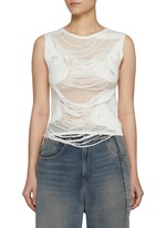 MM6 MAISON MARGIELA | Distressed Sleeveless Top | Women