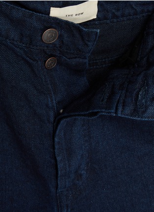  - THE ROW - Hartley Dark Wash Linen Jeans