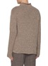 Back View - Click To Enlarge - THE ROW - Ryoko Curled Neck Cotton Sweater