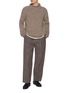 Figure View - Click To Enlarge - THE ROW - Ryoko Curled Neck Cotton Sweater