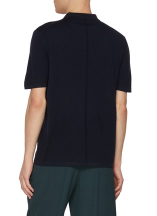 Back View - Click To Enlarge - THE ROW - Mauro Wool Polo Top