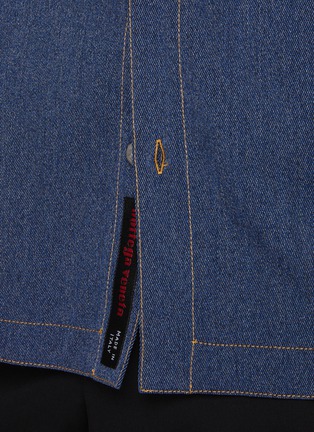  - BOTTEGA VENETA - Oversized Contrast Stitch Wool Cotton Drill Shirt
