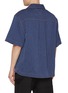 Back View - Click To Enlarge - BOTTEGA VENETA - Oversized Contrast Stitch Wool Cotton Drill Shirt