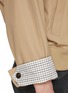  - BOTTEGA VENETA - Intrecciato Leather Collar Cotton Twill Blouson