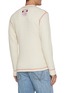 Back View - Click To Enlarge - BOTTEGA VENETA - Bunny Tag Waffle Knit Cotton Sweater