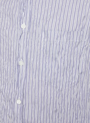  - BOTTEGA VENETA - Crushed Stripe Cotton Shirt