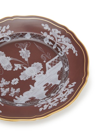 Detail View - Click To Enlarge - GINORI 1735 - Oriente Italiano Flat Dessert Plate — Castagna