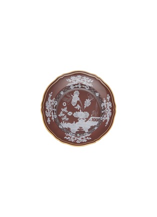 Main View - Click To Enlarge - GINORI 1735 - Oriente Italiano Flat Dessert Plate — Castagna