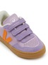 Detail View - Click To Enlarge - VEJA - x The Campamento V-90 Leather Toddler's Sneakers