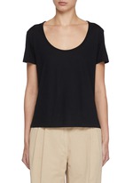 【関税・送料込み】THE ROW BLACK COTTON STILTON T-SHIRT Stilton T-Shirt Black in Cotton – The Row