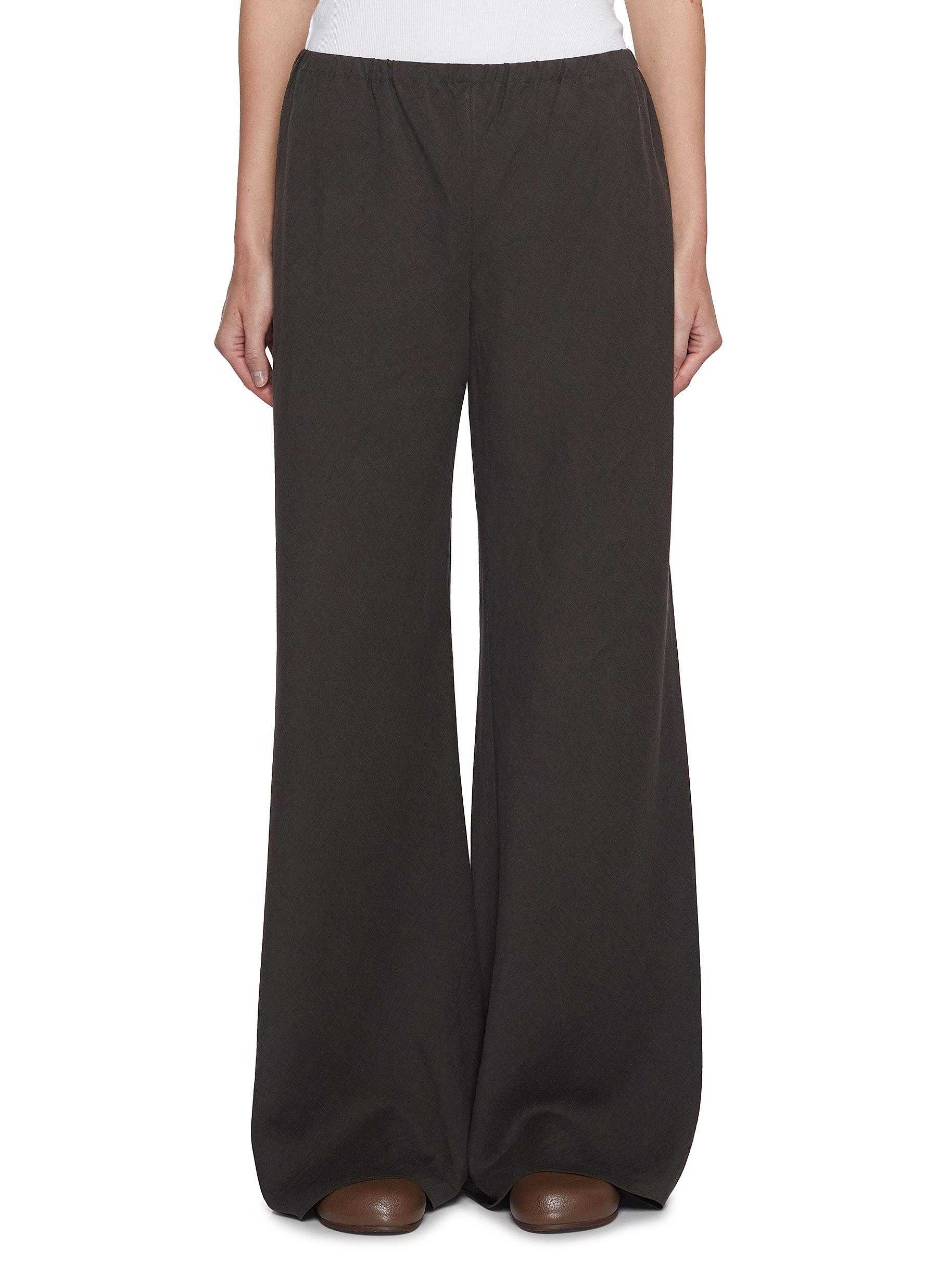Gala Pant Black in Cady – The Row