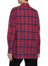 Back View - Click To Enlarge - THE ROW - Nesson Point Collar Checkered Cotton Shirt