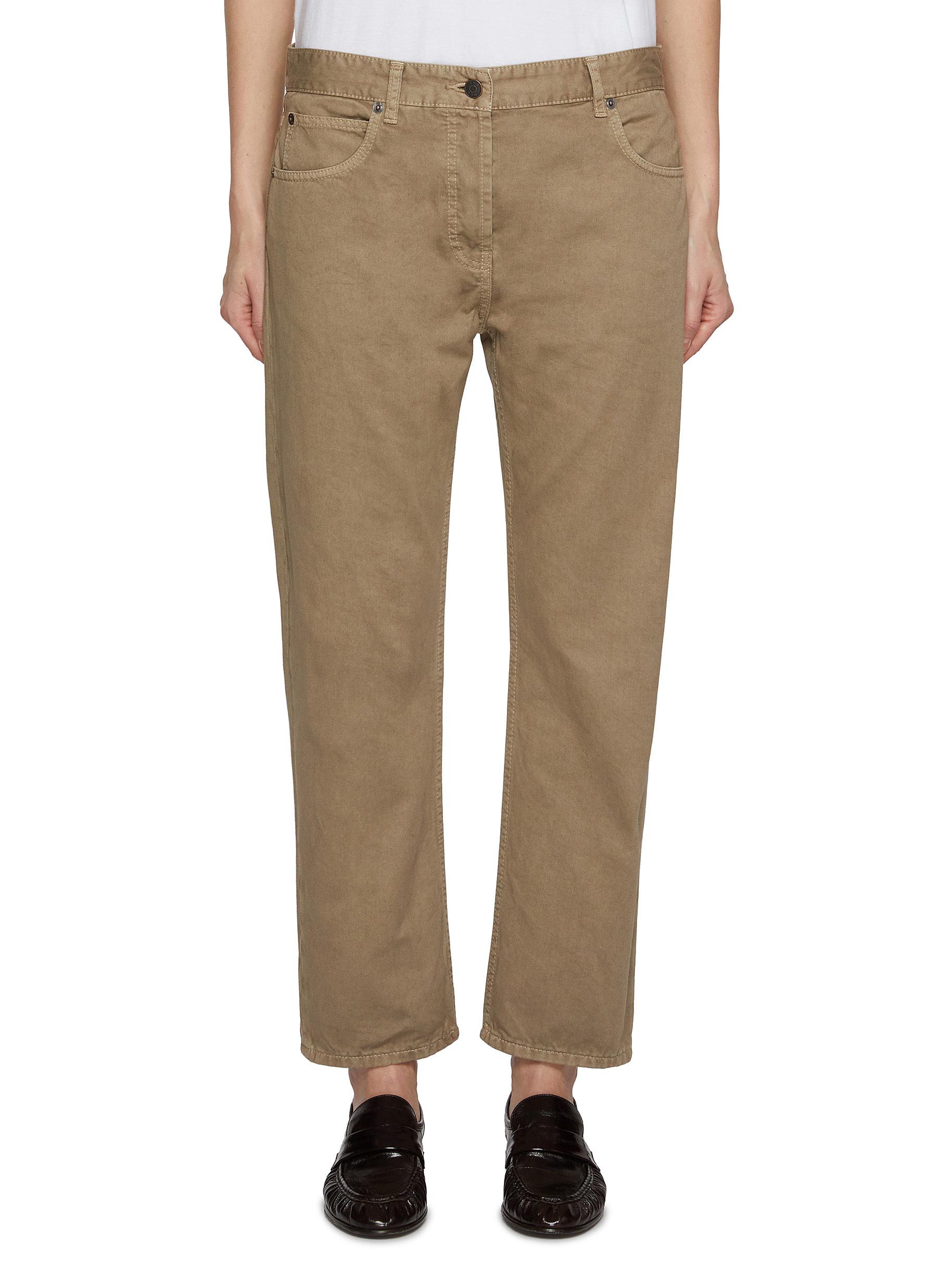 デニム・ジーパン THE ROW Riaco cotton jeans コットン製 Morton ジーンズ ブルー – The Row