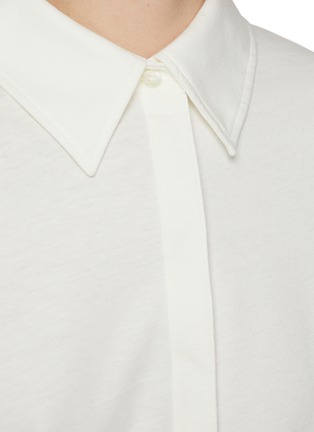  - THE ROW - Roddie Cotton Silk Polo Shirt