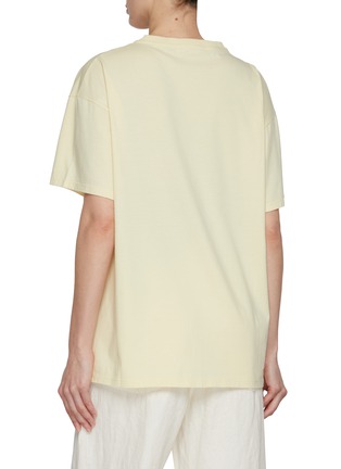 Back View - Click To Enlarge - THE ROW - Nadina Oversized Cotton T-shirt