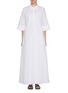 Main View - Click To Enlarge - THE ROW - Eveline Elbow Sleeve Poplin Cotton Dress