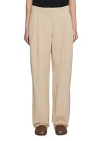 ボトムスその他 The Row Taupe cotton trousers The Row Taupe cotton trousers | TheDoubleF