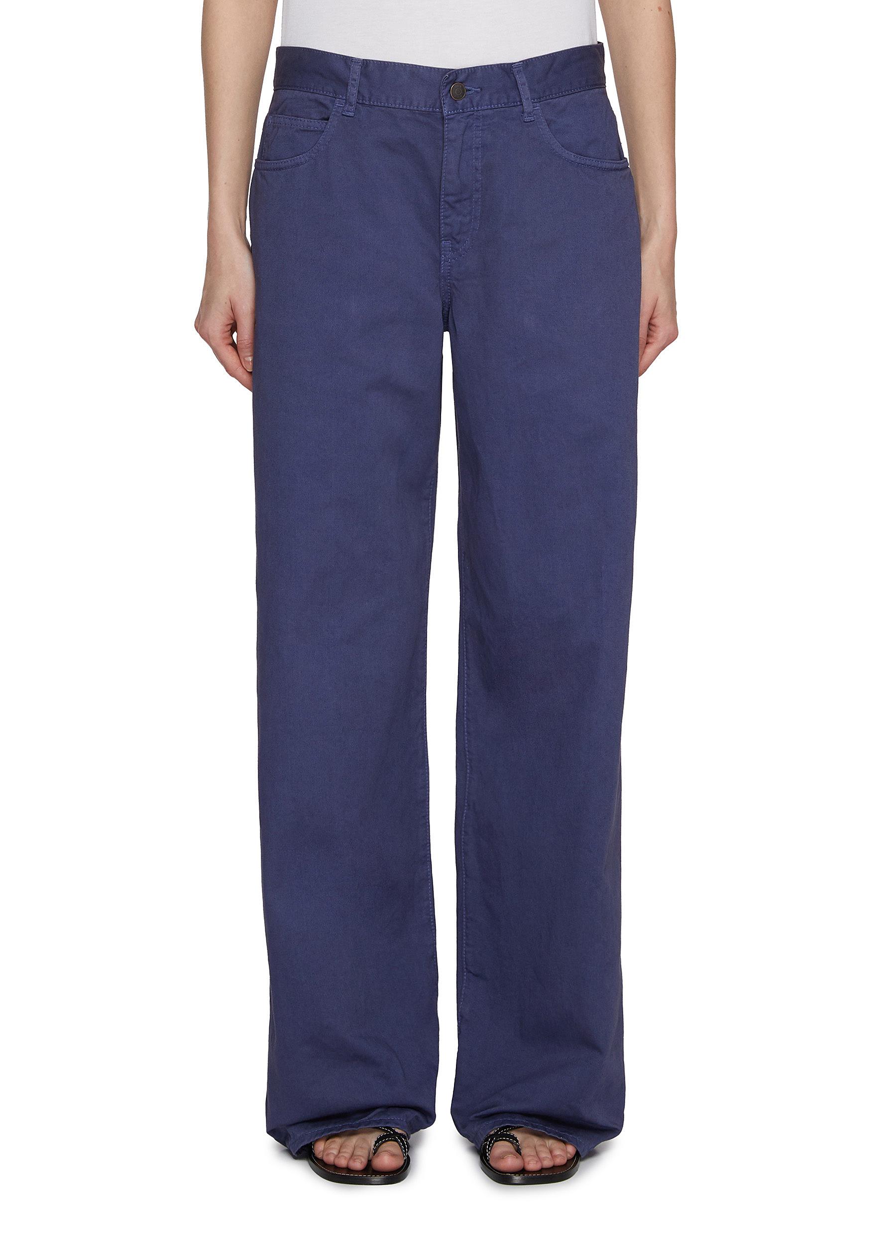 【送料&関税込】The Row Eglitta Jeans Eglitta コットン製 ジーンズ ブルー – The Row