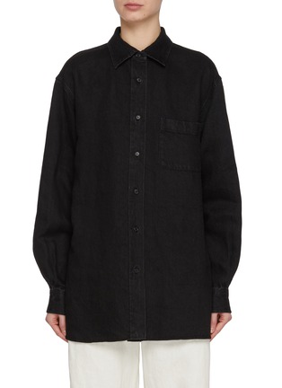 Main View - Click To Enlarge - THE ROW - Nesson Pocket Linen Shirt