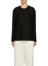 Main View - Click To Enlarge - THE ROW - Guri Ribbon Back Cashmere Silk Top